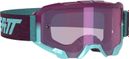 Masque Leatt Velocity 4.5 Iriz Aqua - Ecran violet Purple 78%