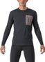Maillot de manga larga Castelli Unlimited Merino Negro/Gris