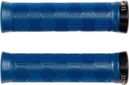 Pair of Bontrager XR Trail Elite Recycled Plastic Grips Blue