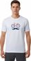Rubb'r Moustache Short Sleeve T-Shirt White