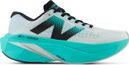 Chaussures Running New Balance FuelCell SuperComp Trainer v3 Blanc/Bleu Femme