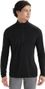 Icebreaker 1/2 Zip Merino 200 Oasis Baselayer Black