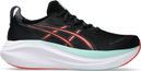 Asics Gel-Nimbus 27 hardloopschoenen zwart/rood/blauw heren