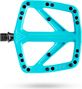 Pair of PNW Range Composite Flat Pedals in Turquoise, Seafoam, and Teal