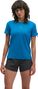 T-Shirt Running Hoka EveryRun Bleu Femme