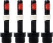 Set of 4 Magura QM M6 x 35 mm Screws with Red Threadlocker
