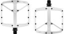 Deity Supervillain Flat Pedals Silver