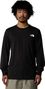 T-Shirt Manches Longues The North Face Easy Noir Homme