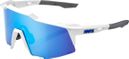 100% Gafas Speedcraft White - HiPER Mirror Multilayer Blue