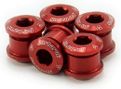 Set di 5 viti per piatto Garbaruk M8 x 0,75 rosso