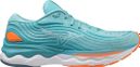 Chaussures de Running Femme Mizuno Wave Skyrise 4 Bleu Orange