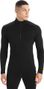 Icebreaker 1/2 Zip Merino 260 Tech Baselayer Black