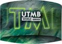 Buff CoolNet UV Wide UTMB 2026 Stirnband, grün