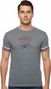 T-Shirt manica corta Rubb'r Happiness Grey