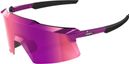 Lunettes 100% Aerocraft Gloss Purple / Verres Purple Multilayer Mirror