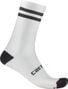 Calcetines Castelli Original 18 Blanco Negro