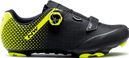 Northwave ORIGIN PLUS 2 Schuhe Schwarz / Fluo Gelb