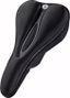 Selle de vélo en gel de silicone taille L - Noir