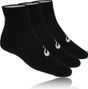 Chaussettes Asics Quarter Noir (3 paires)
