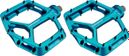 Race Face Atlas Teal Blue Flat Pedals