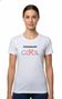 Rubb'r Maman White Maglietta a manica corta da donna