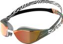 Lunettes de natation Speedo Fastskin Hyper Elite Mirror Vert/Noir/Orange