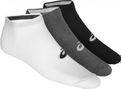 Asics Ped Grey Unisex 3-Pack Socks