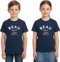 T-Shirt Manches Courtes Rubb'r Beau Bleu Enfant