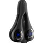 Selle de vélo avec housse de pluie - Noir et Bleu