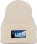 Buff Knitted Beanie Lilon Gem Beige