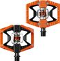 CRANKBROTHERS Paire de Pédales DOUBLE SHOT 2 Orange Noir