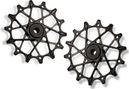 Pair of Garbaruk Derailleur Pulleys for Shimano 12-speed, Black