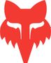Sticker Fox Head 10 cm Red