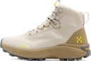 Zapatillas de senderismo Haglöfs L.I.M Horizon Gore-Tex Mid Beige para mujer