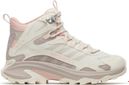 Merrell Moab Speed 2 Mid Gore-Tex Beige Wandelschoenen voor dames
