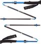 Bastones de senderismo Black Diamond Distance CarbonFLZ Negro/Azul