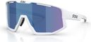 Bliz Fusion White Glasses - Blue Screen