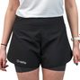 Women's Oxsitis X-Race 2-in-1 Running Shorts Schwarz