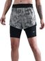 Short 2-en-1 Nike Swift Argent Femme