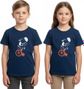 T-Shirt Manches Courtes Rubb'r Hippo Bleu Enfant