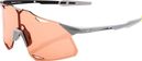 Hypercraft 100% Matte Gray Sunglasses - HiPER Coral Lens