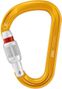 Screw-Lock-Karabiner von Petzl Gelbe Schlinge