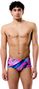 Maillot de Bain Speedo Club Training Printed Brief Bleu/Rose Homme