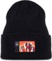 Buff knitted hat Lilon Gem Black