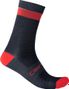 Castelli Alpha 18 Socks Dark Blue / Red