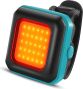 Lampe de sécurité LED pour vélo - Feu arrière bleu / Lumière rouge