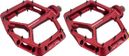 Atlas Red Race Face Flat Pedal Pair