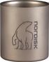 Mug Nordisk Titanium Double Wall 220ml Without Handle Grey