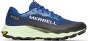 Merrell Agility Peak 6 Gore-Tex Trail Running Shoes, Green/Blue, Men's
