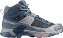 Chaussures de Randonnée Salomon X Ultra 5 Mid GTX Bleu/Rose Femme